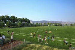 Construction Under Way at Great Park Sports Park