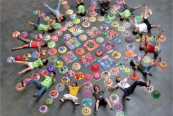 Circle Painting Comes to the Great Park